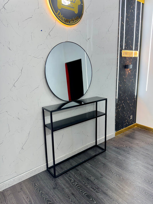 console avec miroir